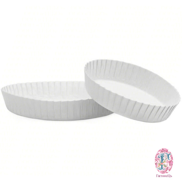 Крышка на стакан картонная, белая  Ø 80 мм (50 шт.)