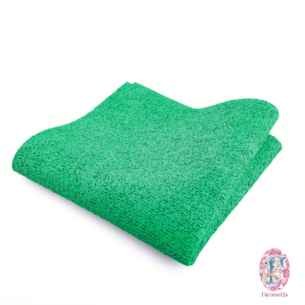 Салфетка ПВА Микро для окон, стекол и зеркал 30х30 зелёная от РОСМОП (1 шт.)