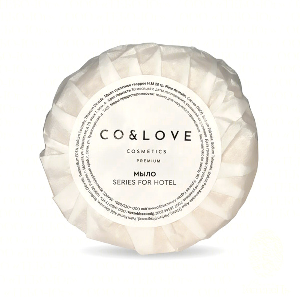 Мыло 20 г., упак. плиссе «CO & LOVE» / Soap 20 g. (350 шт.)