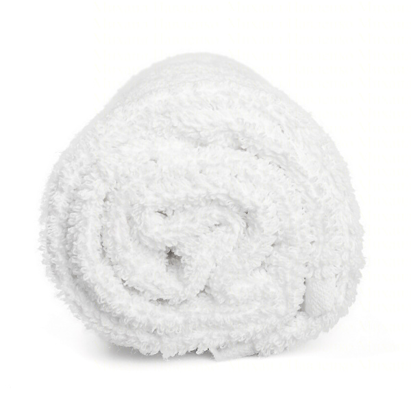 Махровое полотенце RING 50x70 см, белое, плотностью 450 г./кв.м. terryOne - Турция (1 шт.)