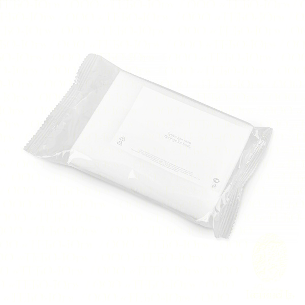 Губка для тела паралон в прораной упаковке "Флопак" (50 шт.)