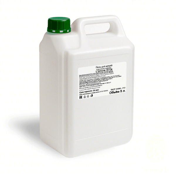 Гель для душа, канистра 5 л. «L’amore Di Oli» / Shower gel (1 шт.)