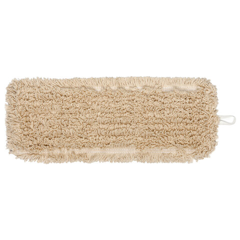 Насадка МОП плоская для швабры/держателя 40 см, уши/карманы (ТИП У/К), нашивной хлопок, LAIMA EXPERT (1 шт.)