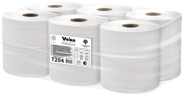 Бумага туалетная 2 сл. 170 м. / Comfort, белая от Веиро / Veiro (12 рул.)