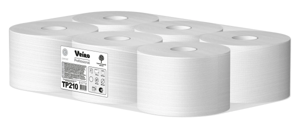 Бумага туалетная 2 сл. 215 м. / Comfort, белая, восст. целлюлоза от Веиро / Veiro (12 рул.)