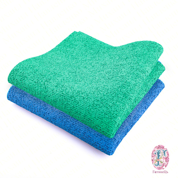 Салфетка ПВА Микро для окон, стекол и зеркал 40х40 синяя от РОСМОП