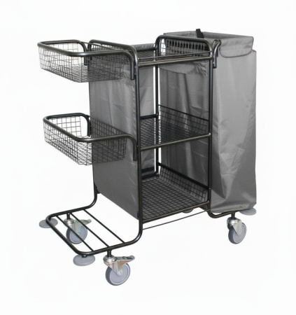 Тележка для горничных универсальная, Модель №1 (Графит)