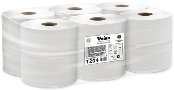 Бумага туалетная 2 сл. 170 м. / Comfort, белая от Веиро / Veiro