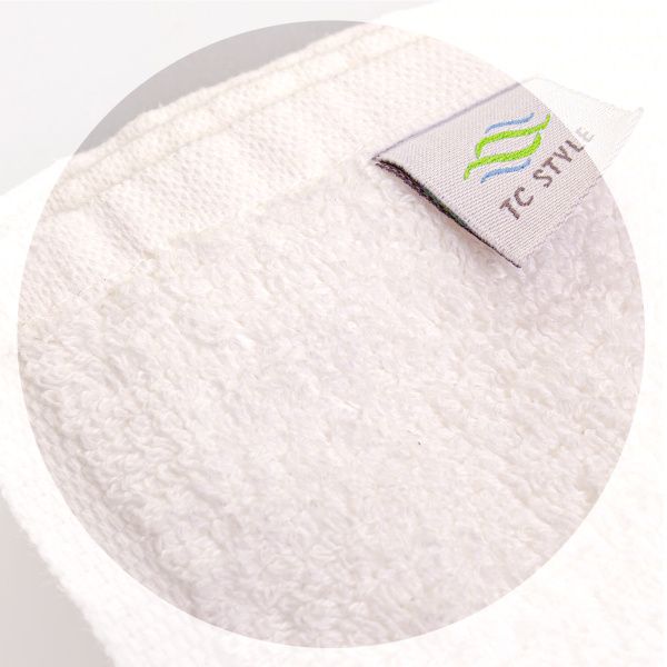  Махровое полотенце RING 70х140 см, белое, плотностью 450 г./кв. м. terryOne - Турция