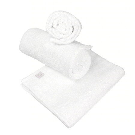  Махровое полотенце RING 70х140 см, белое, плотностью 450 г./кв. м. terryOne - Турция