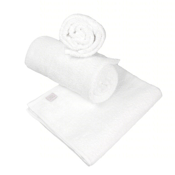  Махровое полотенце RING 50x70 см, белое, плотностью 450 г./кв.м. terryOne - Турция