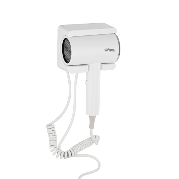 Фен для волос в ванную комнату 1600 Вт., с боковым креплением - GFmark (1 шт.)