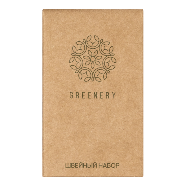 Швейный набор, упак. картон «Greenery» / Sewing kit (500 шт.)