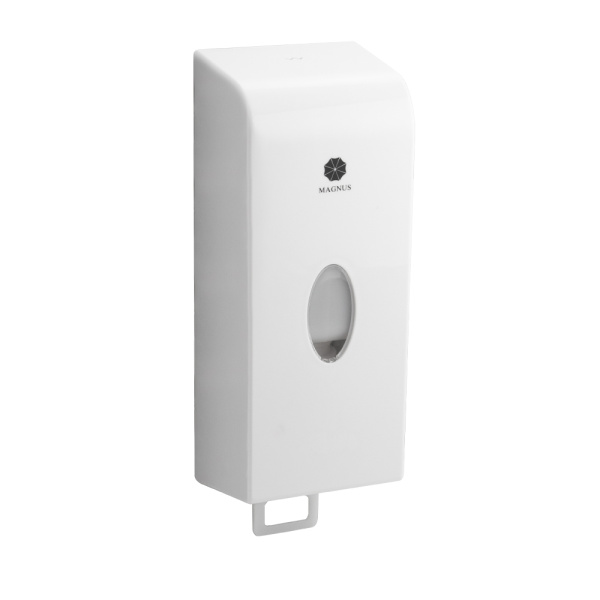 Дозатор жидкого МЫЛА, пластик АБС, БЕЛЫЙ, 1000 мл (1 шт.)