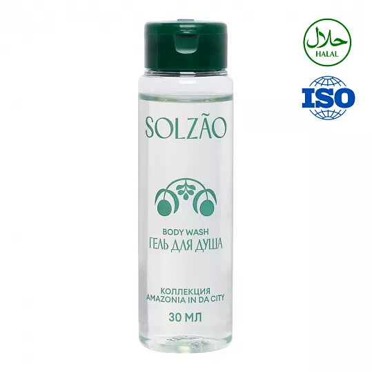 Гель для душа, флакон 30 мл. «SOLZAO» / Shower gel (200 шт.)