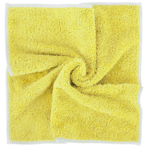  Салфетки из МИКРОФИБРЫ 30х30 см, КОМПЛЕКТ 3 шт., OVERLOCK MULTI COLOUR, 220 г/м2, LAIMA HOME, 608221