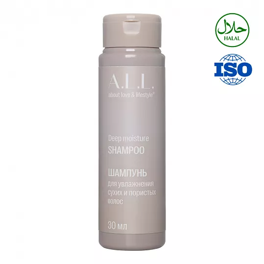 Шампунь увлажняющий, флакон 30 мл. «ALL» Deep moisture / Shampoo (108 шт.)