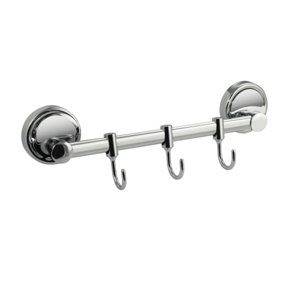 Вешалка с тремя подвижными крючками, прямая (1 шт.)