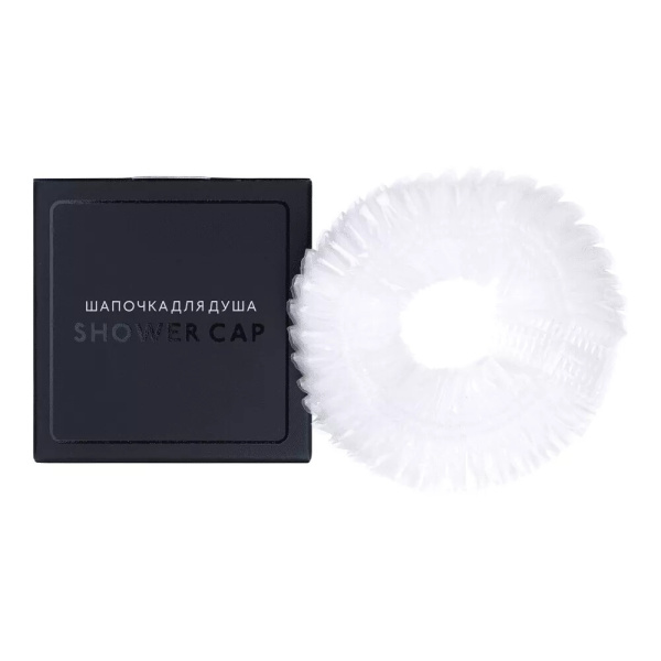 Шапочка для душа, упак. картон «No Name» черный / Shower cap (250 шт.)