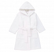 Халат велюровый, детский с капюшоном (р. 110)