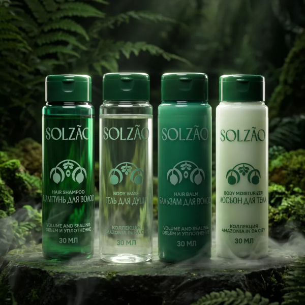  Шампунь, флакон 30 мл. «SOLZAO» / Shampoo