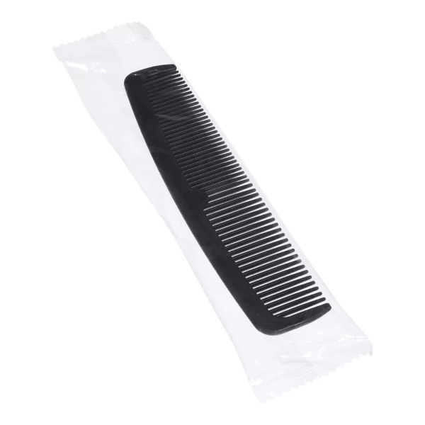  Расческа, упак. картон «No name» черный / Hairbrush