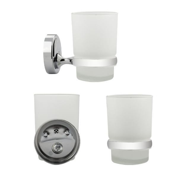 Стакан стеклянный с креплением к стене