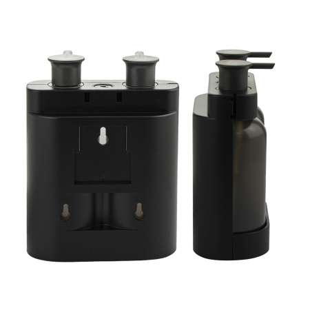 GFmark - Дозатор для жидкого мыла, антивандальный, двойной ( 2 х 380 мл ), из высокопрочного АБС пла