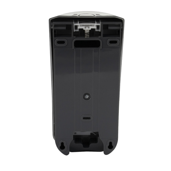 Дозатор жидкого МЫЛА, универсальный, пластиковый, СЕРЫЙ, большой, с глазком - капля, 1000 мл