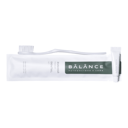  Зубной набор, упак. каменная бумага «Balance» / Dental kit