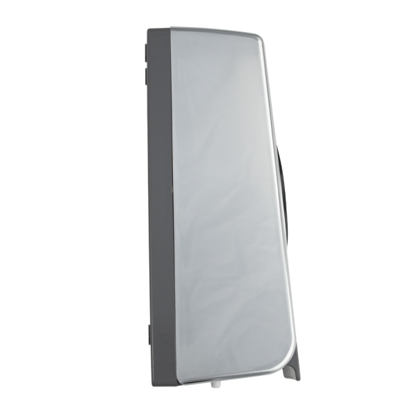 Дозатор жидкого МЫЛА, пластиковый, хромированный, большой, с глазком, с серой педалью, 350 мл