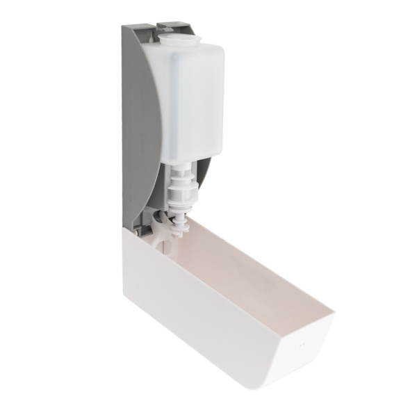 Дозатор жидкого МЫЛА, пластик АБС, БЕЛЫЙ, 1000 мл