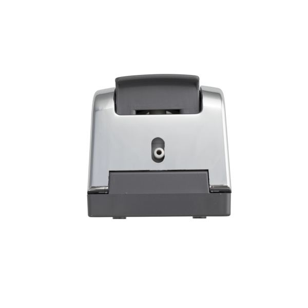 Дозатор жидкого МЫЛА, пластиковый, хромированный, большой, с глазком, с серой педалью, 350 мл