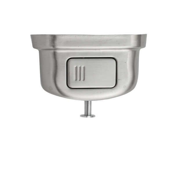 Дозатор для жидкого мыла 500 мл, настенный, с глазком, из нержавеющей стали марки 304, цвет САТИН.