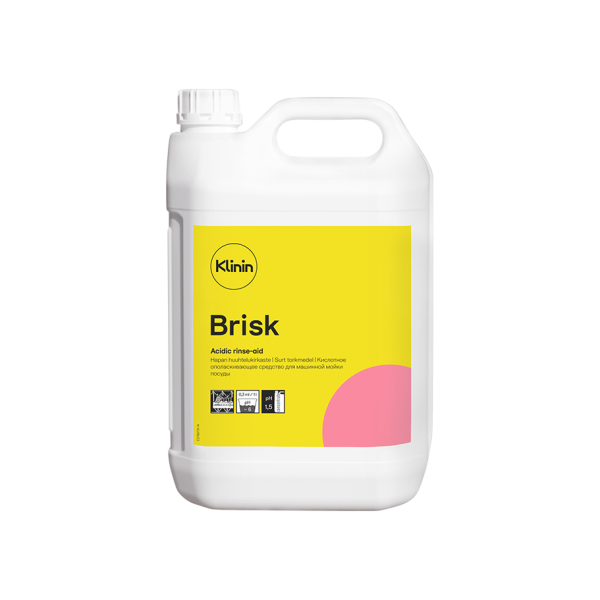  Ополаскиватель для машинной мойки посуды 5 л. - Бриск (Brisk) от Klinin