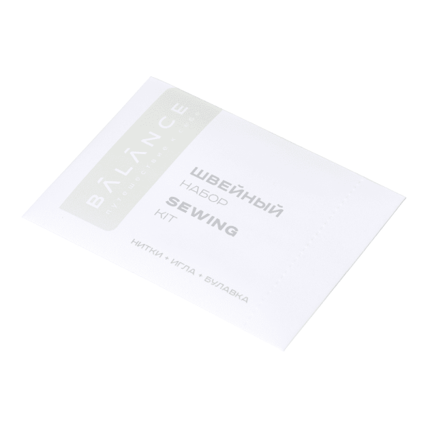 Швейный набор, упак. каменная бумага с клапаном «Balance» / Sewing kit