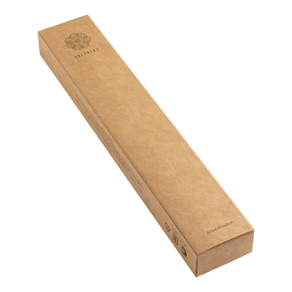 Зубной набор, упак. крафт-картон «Greenery» / Dental kit