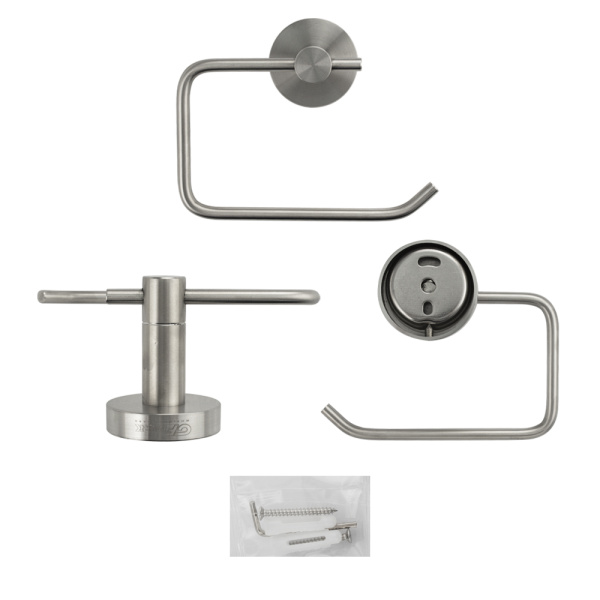 GFmark - Держатель туалетной бумаги, полотенца без экрана, из нержавеющей стали 80002