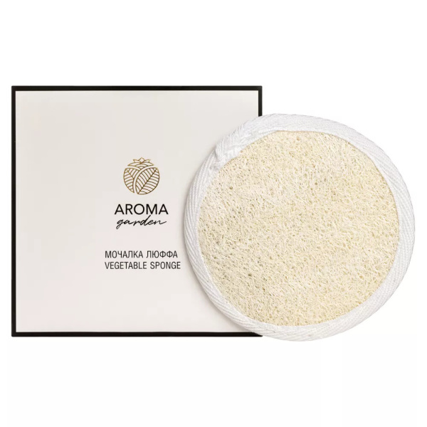 Мочалка люффа, упак. картон «Aroma Garden» / Loofah sponge