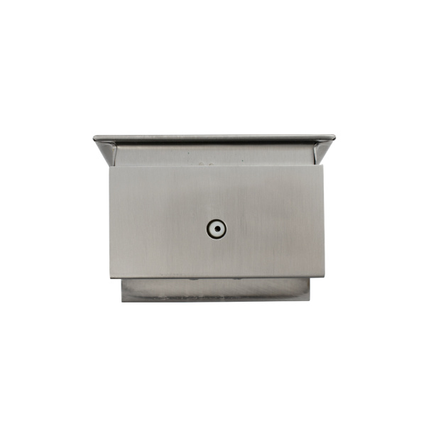 Дозатор жидкого мыла настенный, из нержавеющей стали марки 201, на 800 мл, МАТОВЫЙ ХРОМ