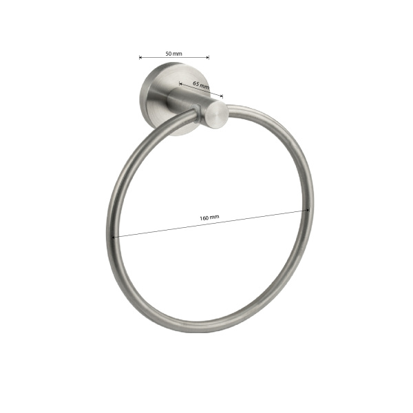 GFmark - Держатель полотенца кольцо, из нержавеющей стали 80147