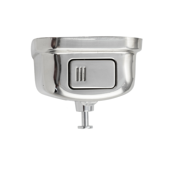 Дозатор для жидкого мыла 500 мл, настенный, с глазком, из нержавеющей стали марки 304, цвет ХРОМ.