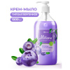  Мыло-крем жидкое 1 л GRASS MILANA "Черника в йогурте", дозатор, 126301
