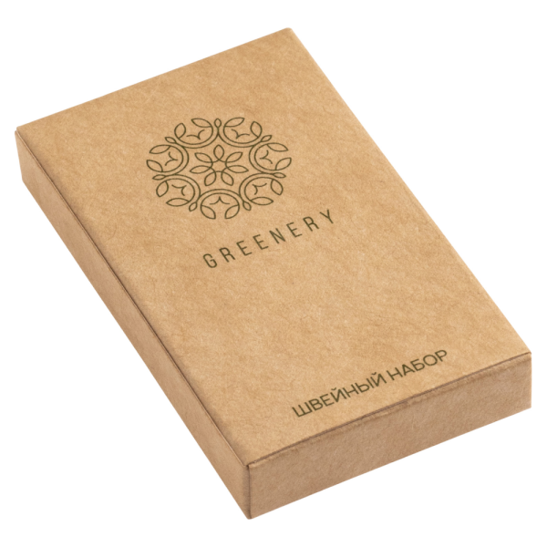 Швейный набор, упак. картон «Greenery» / Sewing kit