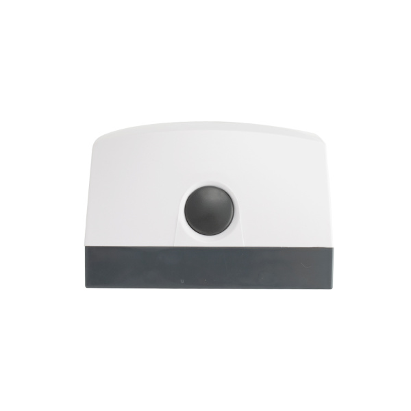 Дозатор жидкого МЫЛА, универсальный, пластиковый, БЕЛЫЙ, большой, с глазком - капля, 1000 мл