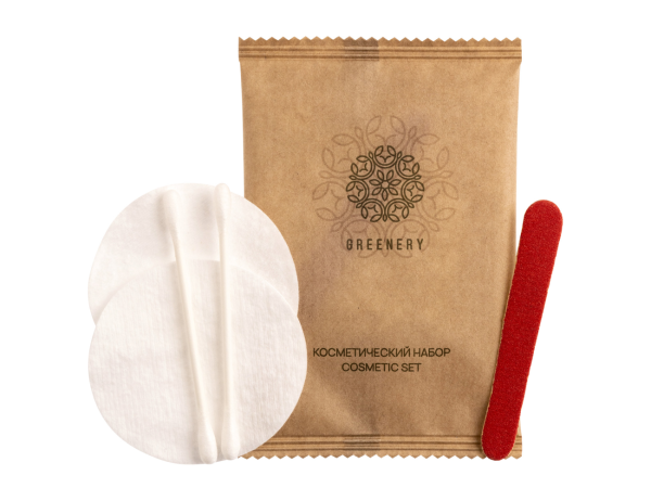 Косметический набор, упак. крафт пакет «Greenery» / Cosmetic set
