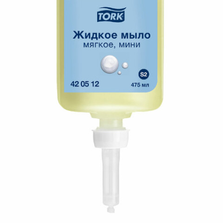  Картридж с жидким мылом одноразовый TORK (Система S2) Advanced, 0,475 л, мягкое, 420512