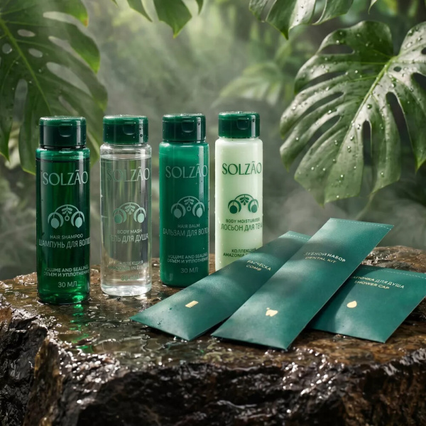  Шампунь, флакон 30 мл. «SOLZAO» / Shampoo
