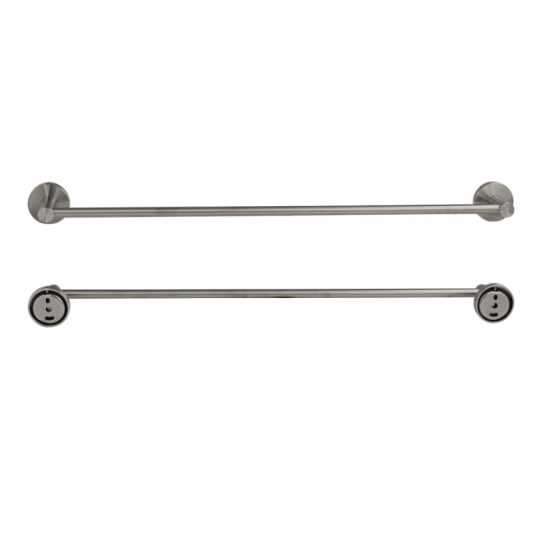 GFmark - Держатель для полотенца 600 мм, из нержавеющей стали, прямой 80001