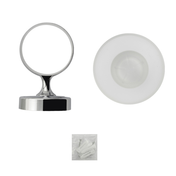 Мыльница стеклянная с креплением к стене